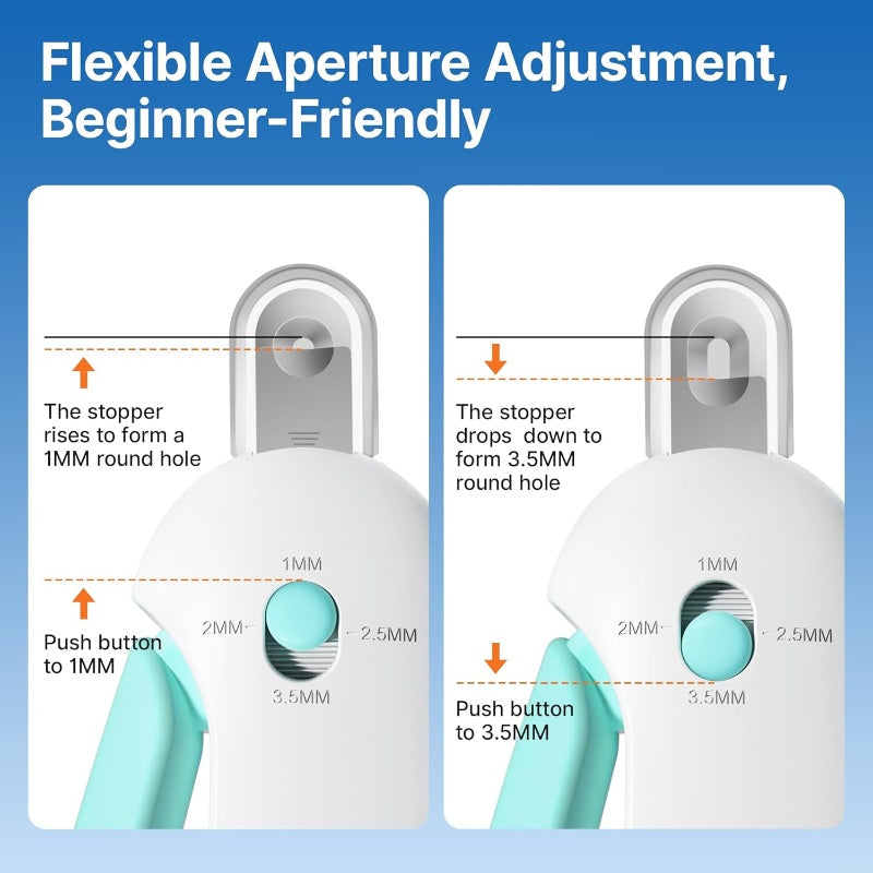 Coupe-griffes pour chat anti-éclaboussures réglable