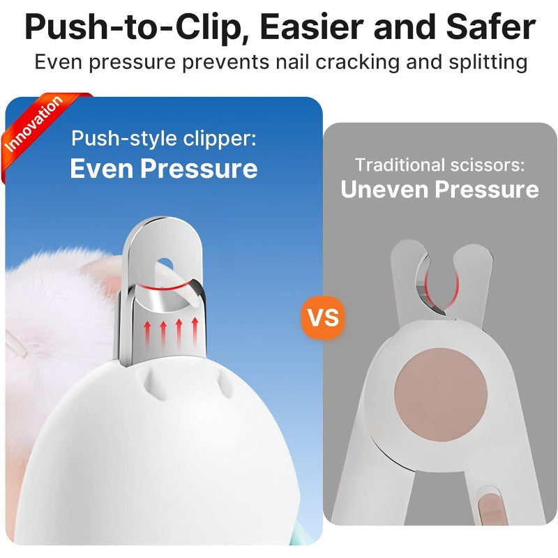 Coupe-griffes pour chat anti-éclaboussures réglable