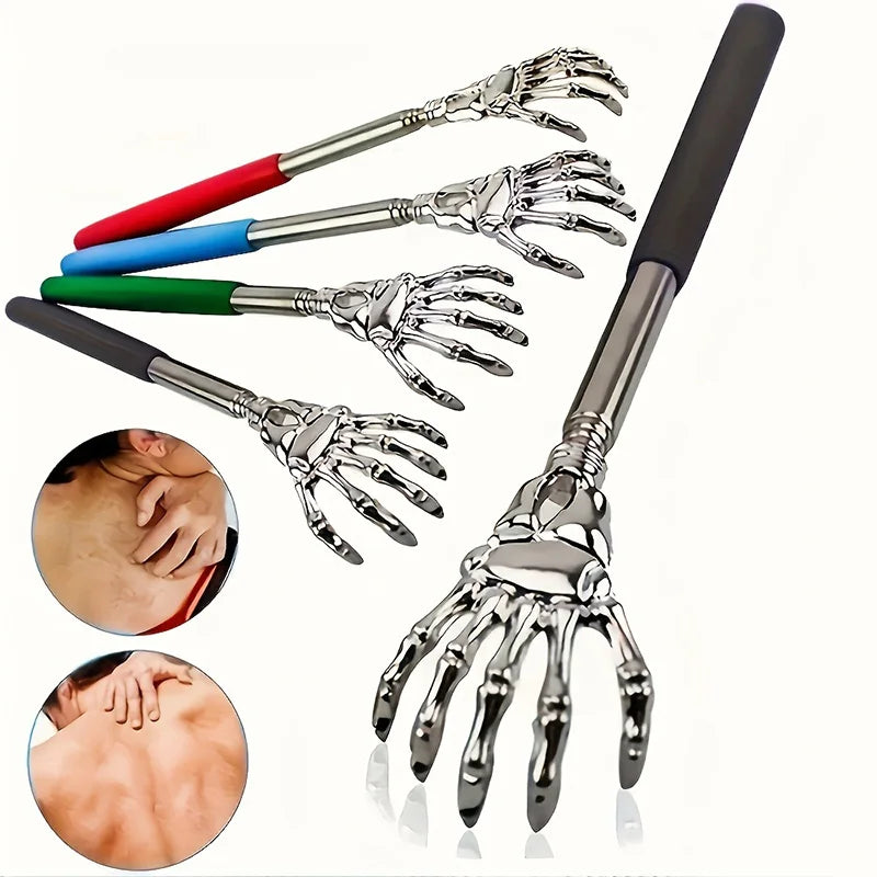 Extendable Stainless Steel Back Scratcher - Portable & Telescopic