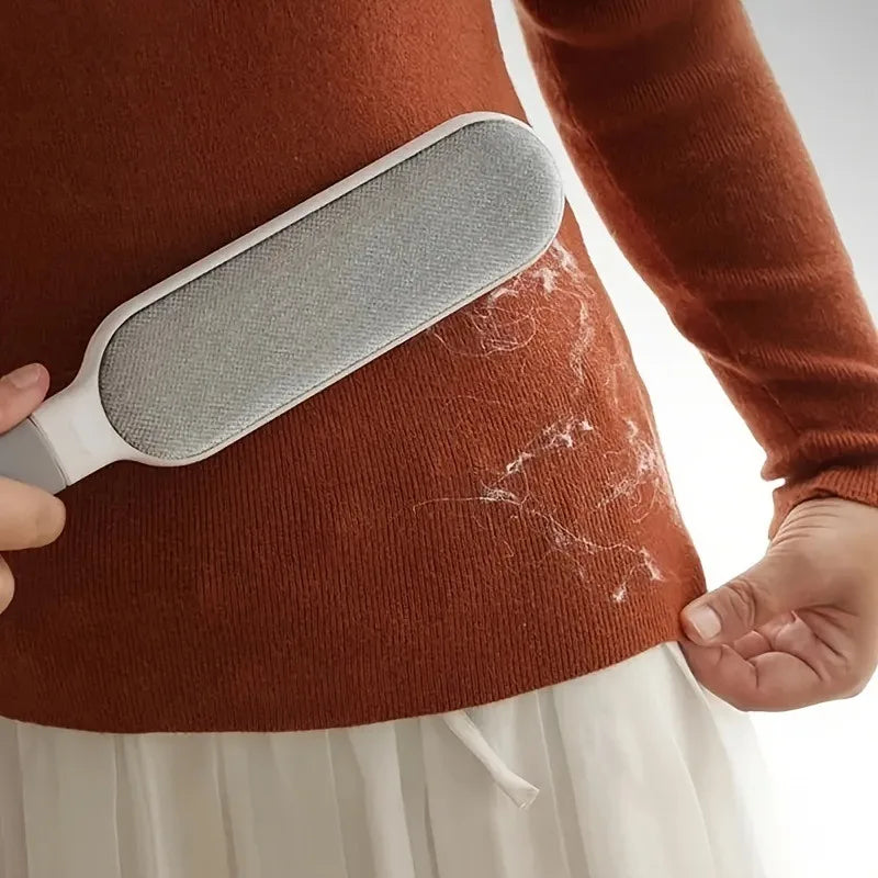 Eco-Friendly Double-Sided Pet Hair Remover - Reusable Lint & Fur Brush