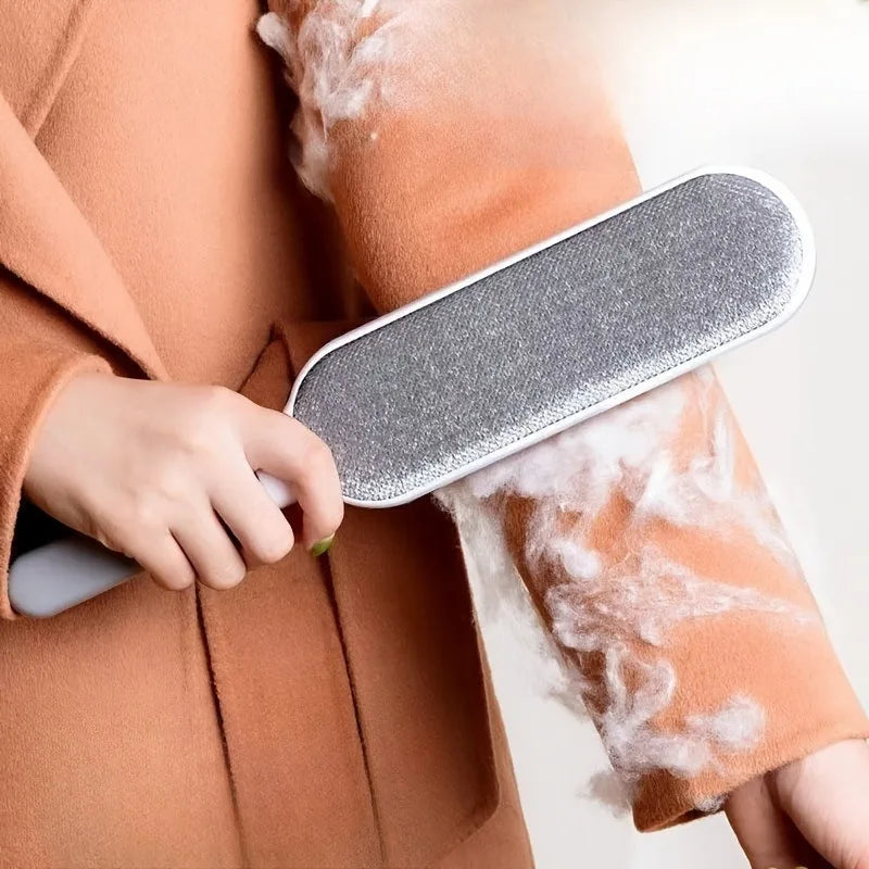 Eco-Friendly Double-Sided Pet Hair Remover - Reusable Lint & Fur Brush