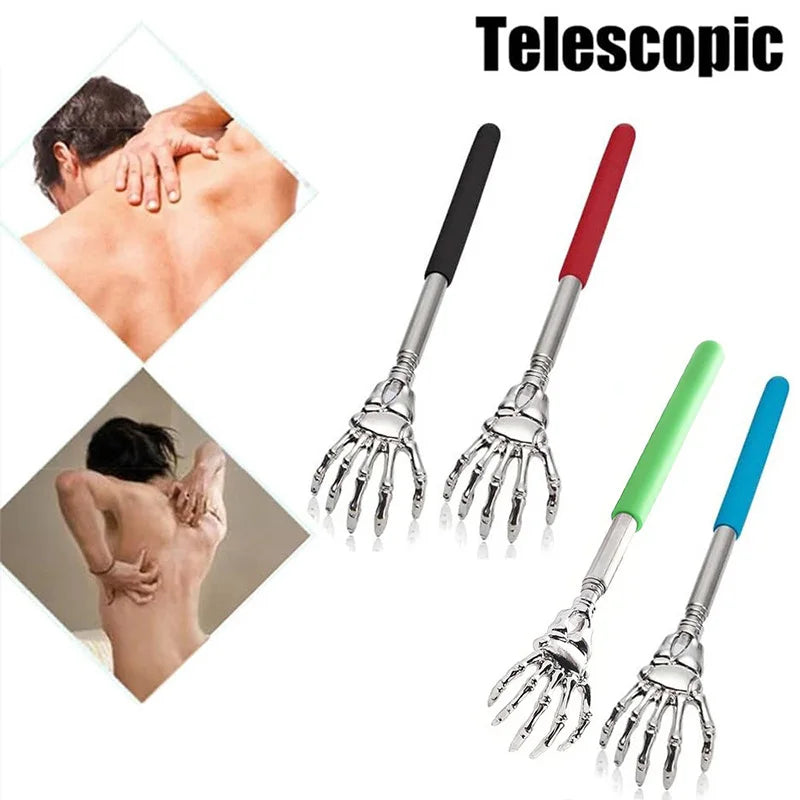 Extendable Stainless Steel Back Scratcher - Portable & Telescopic