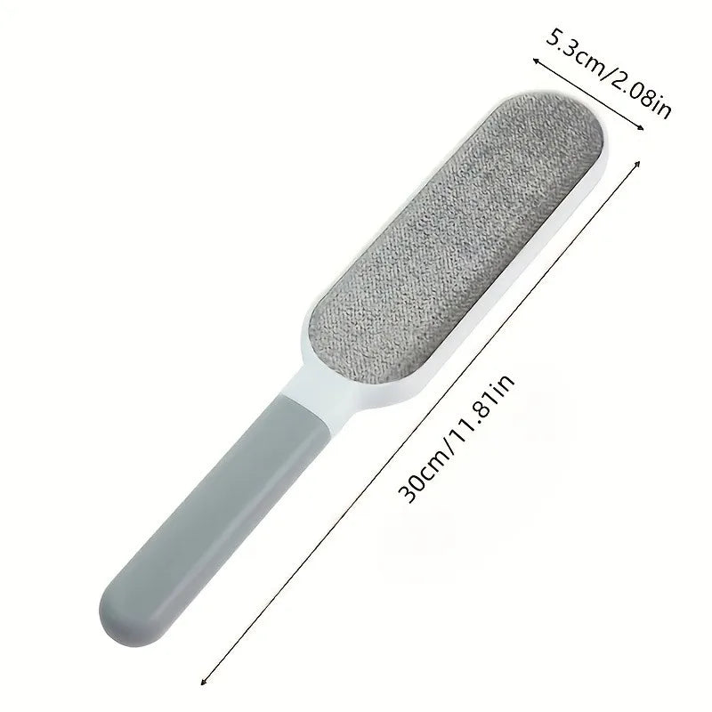 Eco-Friendly Double-Sided Pet Hair Remover - Reusable Lint & Fur Brush