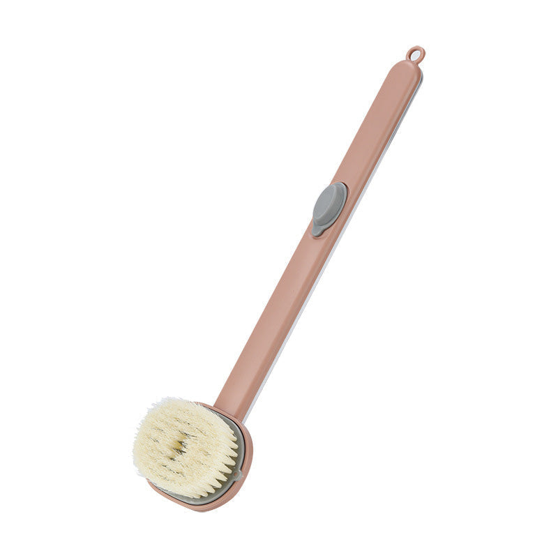 Brosse de massage et de nettoyage pour le bain à long manche