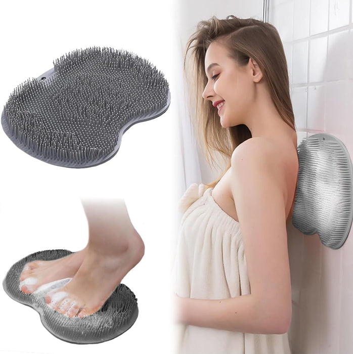 Nettoyant douche pieds et dos sans se pencher, Tapis antidérapant