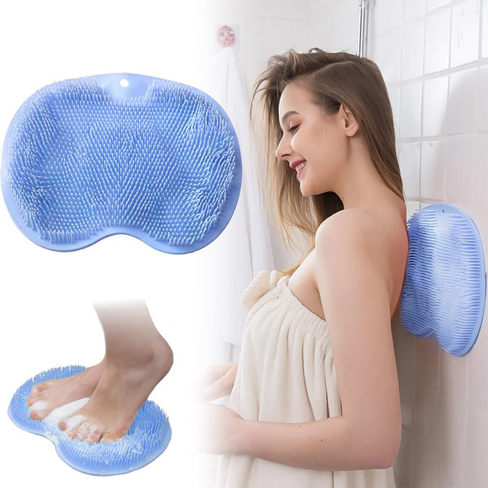 Nettoyant douche pieds et dos sans se pencher, Tapis antidérapant
