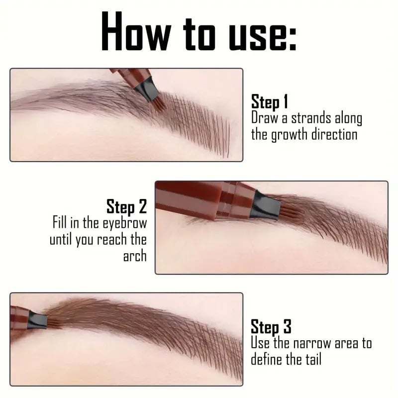 🔥LAST DAY - BUY 1 GET 1 FREE JUST $8.49 EACH🔥2026 Upgraded Natural Brows Eyebrow Pen ✅