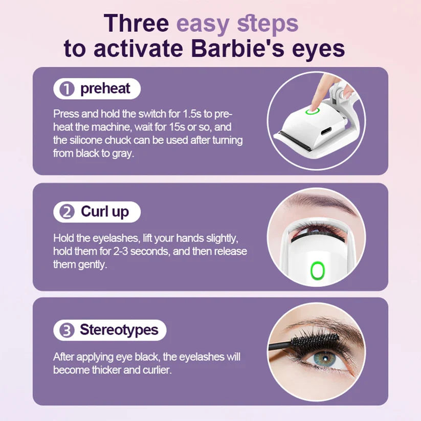 Electric Heated Lash Styler – Long-Lasting Lift in Seconds