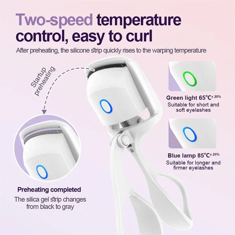Electric Heated Lash Styler – Long-Lasting Lift in Seconds ✅