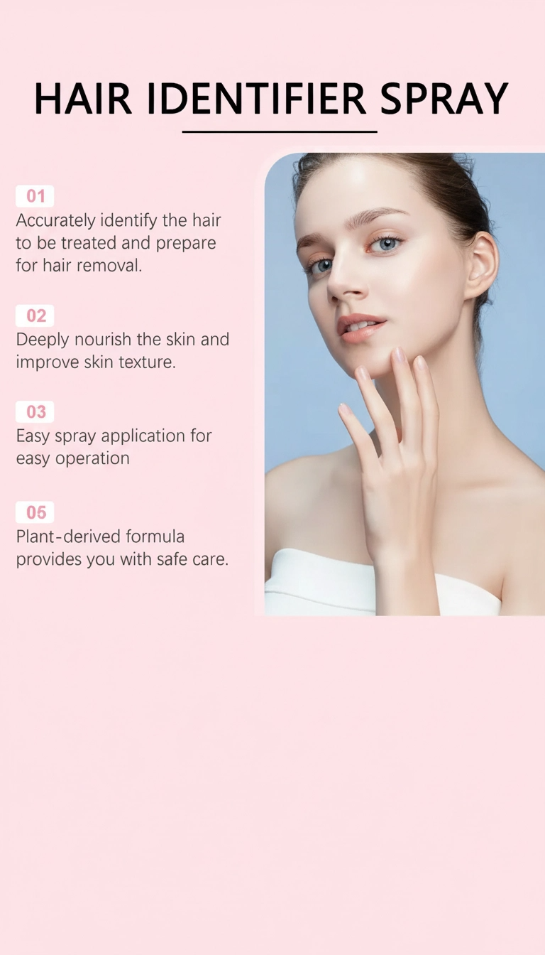 Le Kit GlowTrack™ : Spray identifiant les poils + Rasoirs de dermaplaning