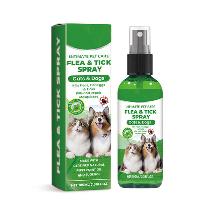 🐶🐱 Vaporisateur antipuces et antitiques naturel pour chiens et chats